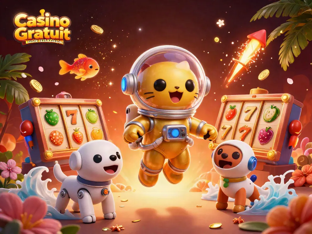 Jouez à des jeux captivants dans un Casino Gratuit sans dépôt avec des personnages fantastiques et des éléments ludiques.